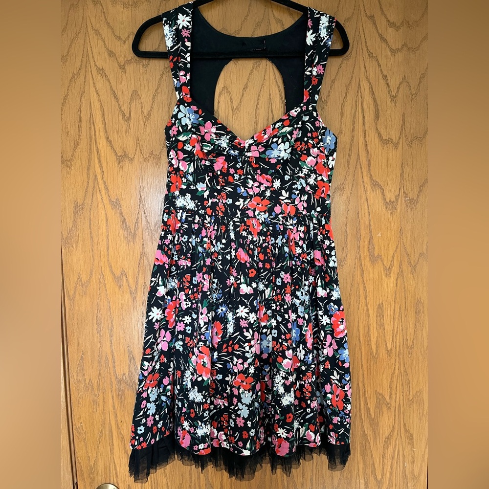 Free People Floral Mini Dress